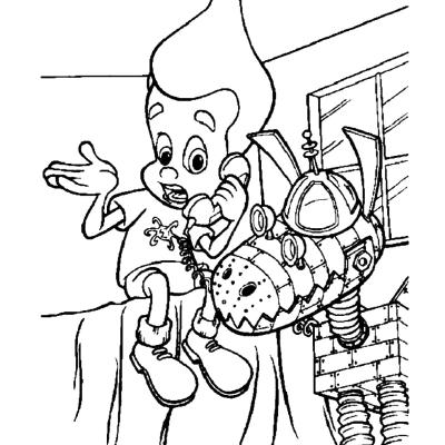 Ourcoloringpage Jimmy Neutron 14