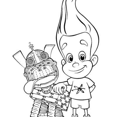 Ourcoloringpage Jimmy Neutron 20