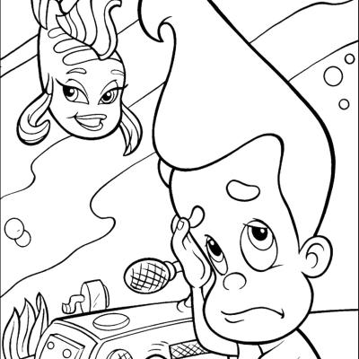 Ourcoloringpage Jimmy Neutron 9