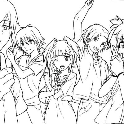 Ourcoloringpage Assassination Classroom 17