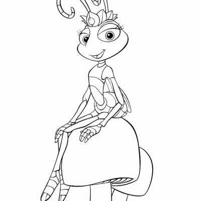 Ourcoloringpage Bugs Life 9