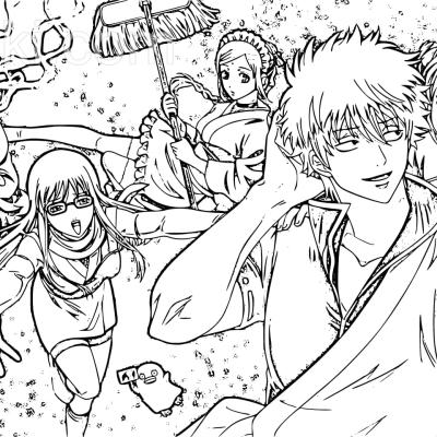 Ourcoloringpage Gintama14