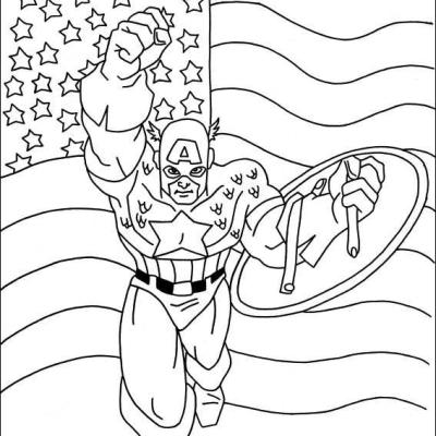 Ourcoloringpage Capitain America 15
