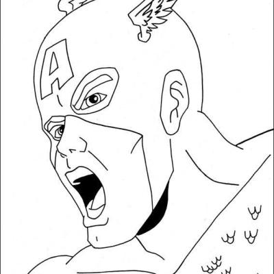 Ourcoloringpage Capitain America 7