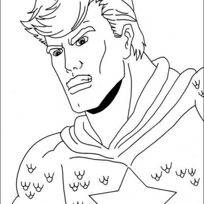 Ourcoloringpage Capitain America 8