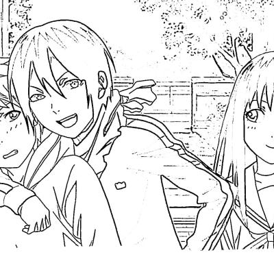Ourcoloringpage Noragami 15