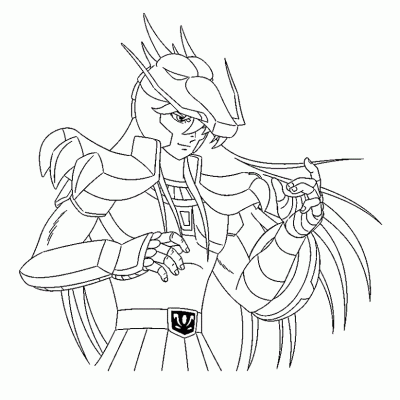 Ourcoloringpage Saint Seiya 14