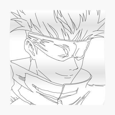 Ourcoloringpage Satoru Gojo8