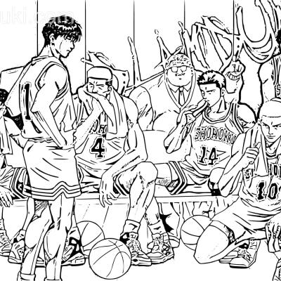 Ourcoloringpage Slam Dunk14