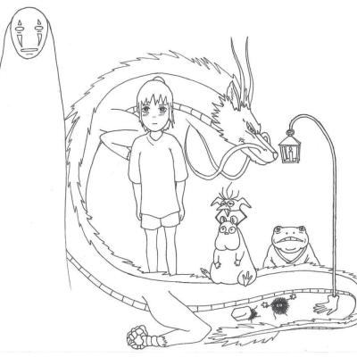 Ourcoloringpage Spirited Away 2