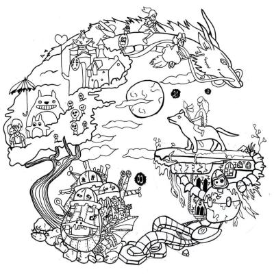 Ourcoloringpage Spirited Away 6