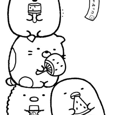 Ourcoloringpage Sumikko Gurashi 10