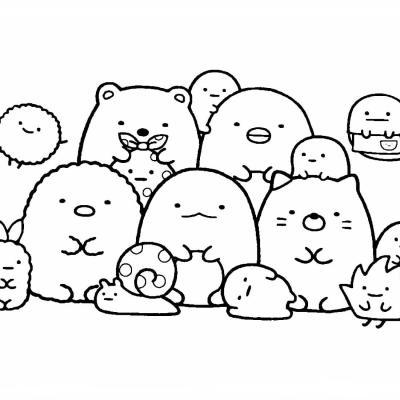 Ourcoloringpage Sumikko Gurashi 12