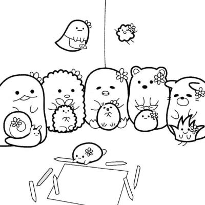 Ourcoloringpage Sumikko Gurashi 14