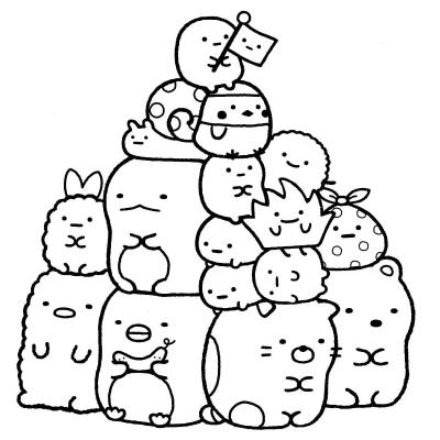 Ourcoloringpage Sumikko Gurashi 18