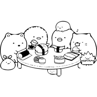 Ourcoloringpage Sumikko Gurashi 3
