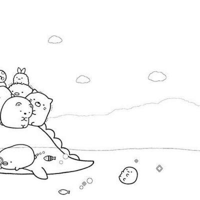 Ourcoloringpage Sumikko Gurashi 4