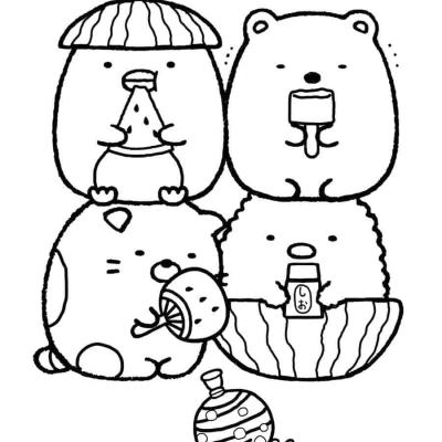 Ourcoloringpage Sumikko Gurashi 9