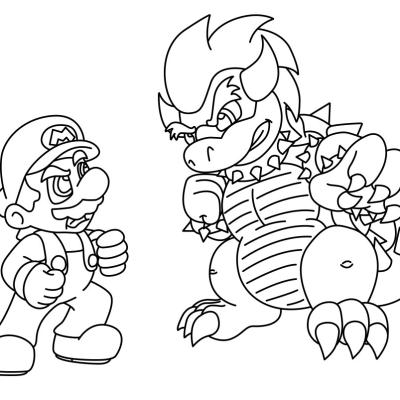 Ourcoloringpage Super Mario Bros 10