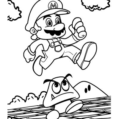 Ourcoloringpage Super Mario Bros 28