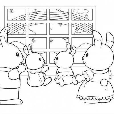 Ourcoloringpage Sylvanian Families 48