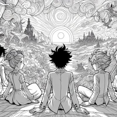 Ourcoloringpage The Promised Neverland 25
