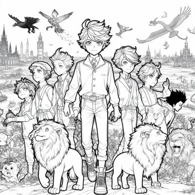 Ourcoloringpage The Promised Neverland 28
