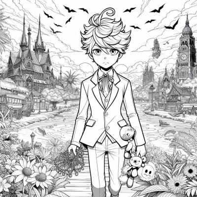Ourcoloringpage The Promised Neverland 38