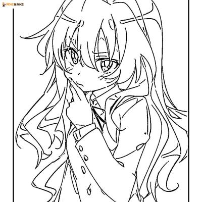 Ourcoloringpage Toradora 6
