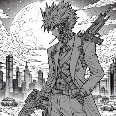 Ourcoloringpage Trigun 6