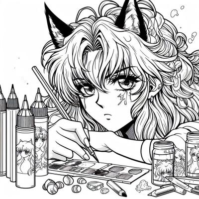 Ourcoloringpage Trigun 7