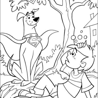 Ourcoloringpage Krypto The Superdog 7