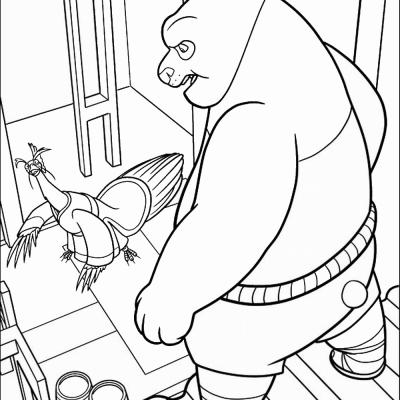 Ourcoloringpage Kung Fu Panda 19