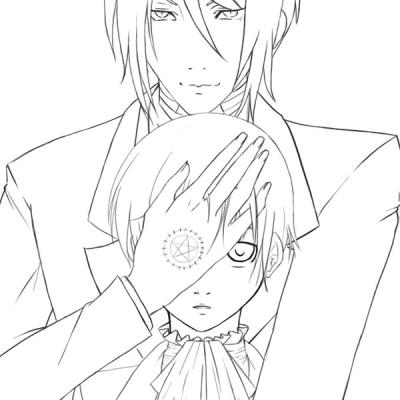 Ourcoloringpage Black Butler 13
