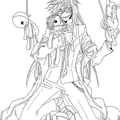 Ourcoloringpage Black Butler 2