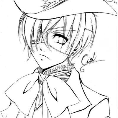 Ourcoloringpage Black Butler 4