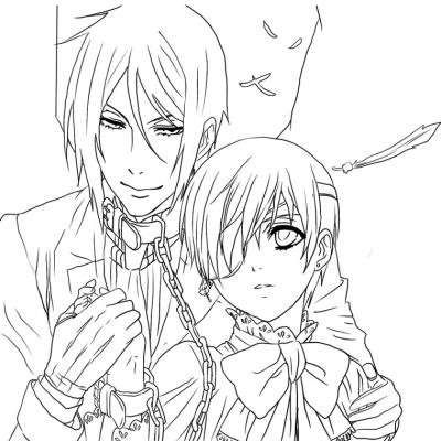 Ourcoloringpage Black Butler 8