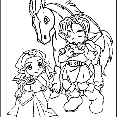 Ourcoloringpage The Legend Of Zelda 2
