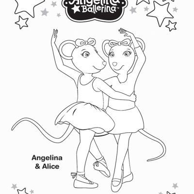 Ourcoloringpage Angelina Ballerina 10