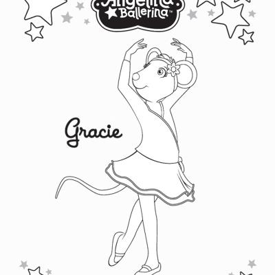 Ourcoloringpage Angelina Ballerina 11