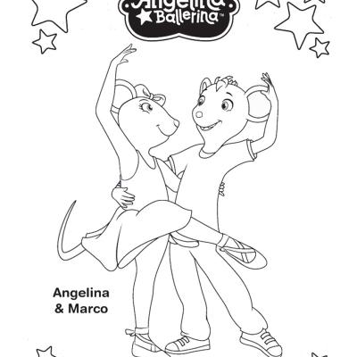 Ourcoloringpage Angelina Ballerina 7