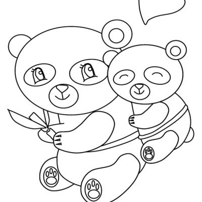 Ourcoloringpage Pandas 10