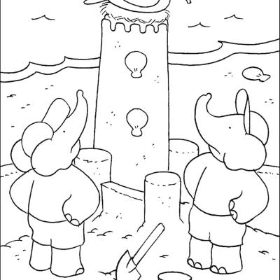 Ourcoloringpage Babar 13