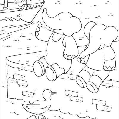 Ourcoloringpage Babar 17
