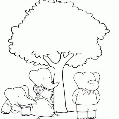Ourcoloringpage Babar 23