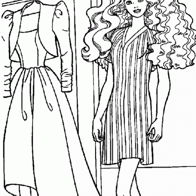 Ourcoloringpage Barbi 4