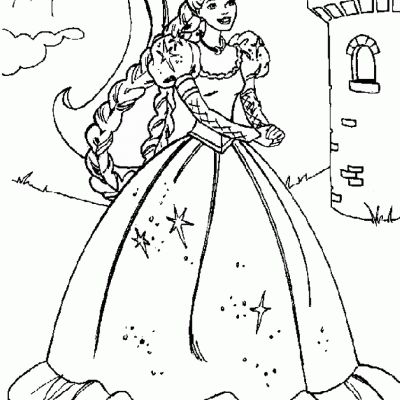 Ourcoloringpage Barbi 6