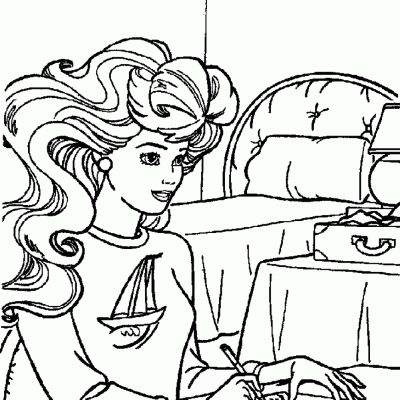 Ourcoloringpage Barbi 7