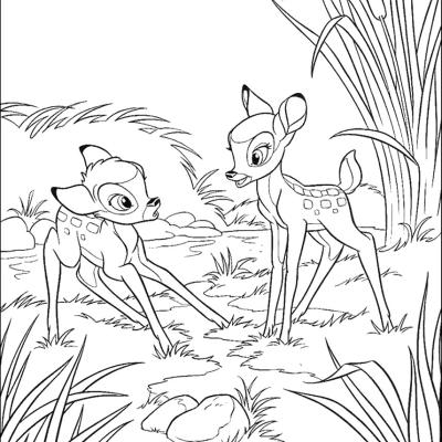 Ourcoloringpage Bambi 11