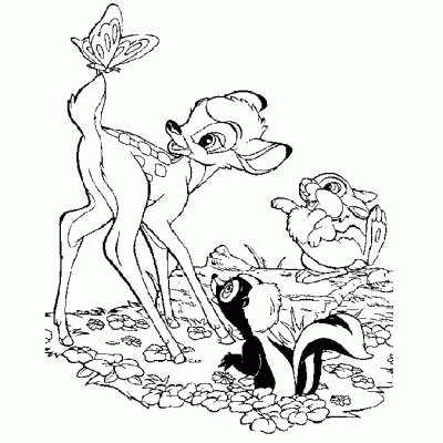 Ourcoloringpage Bambi 12